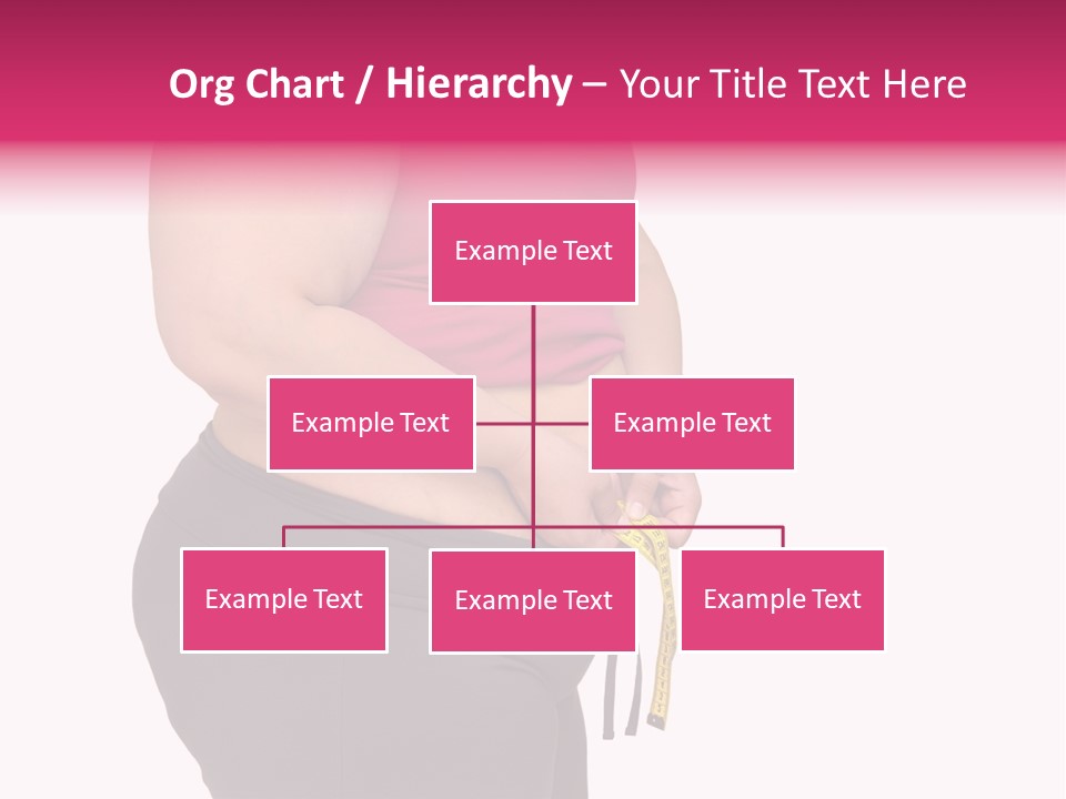 Oversize Dieting Large PowerPoint Template