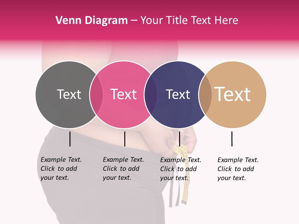 Oversize Dieting Large PowerPoint Template