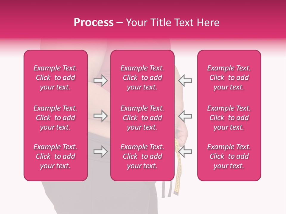 Oversize Dieting Large PowerPoint Template