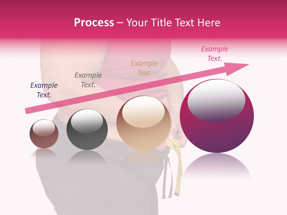 Oversize Dieting Large PowerPoint Template