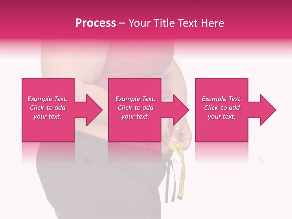 Oversize Dieting Large PowerPoint Template