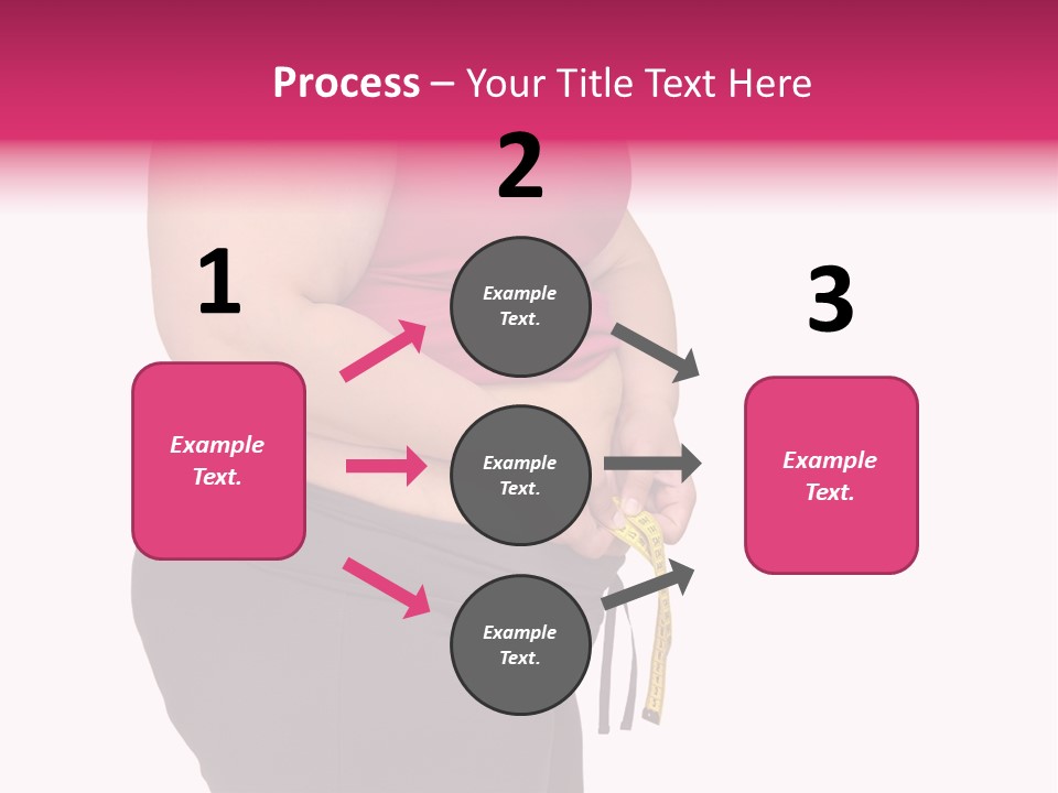 Oversize Dieting Large PowerPoint Template