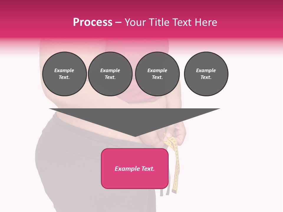 Oversize Dieting Large PowerPoint Template