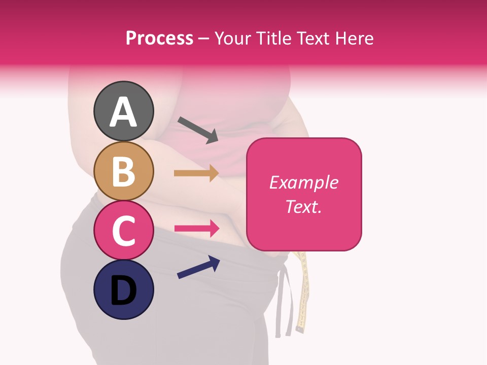 Oversize Dieting Large PowerPoint Template