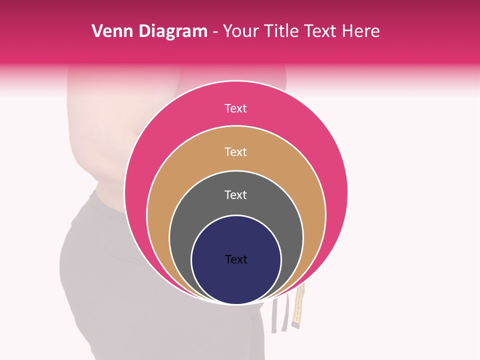 Oversize Dieting Large PowerPoint Template