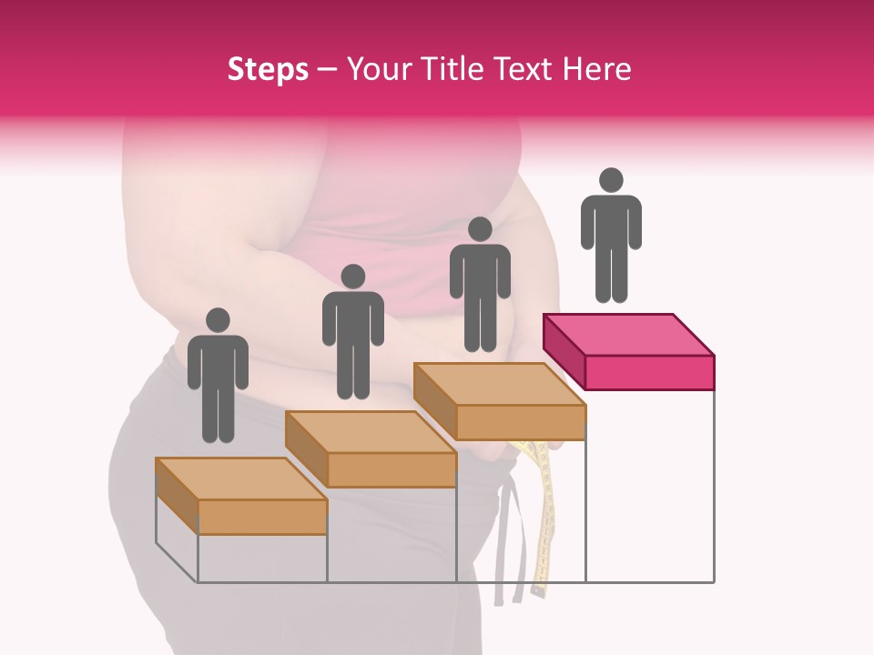 Oversize Dieting Large PowerPoint Template