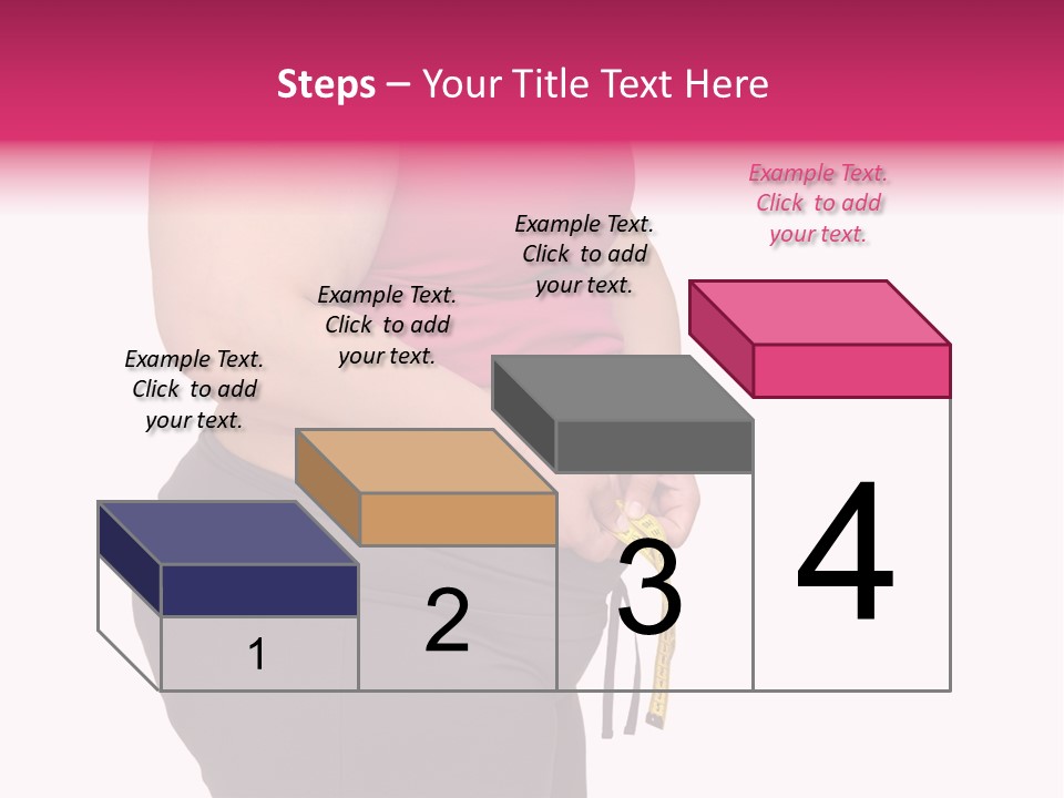 Oversize Dieting Large PowerPoint Template