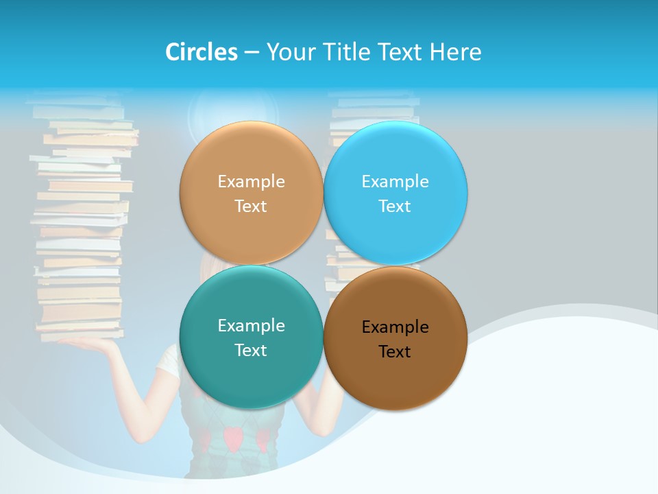 Concepts Pile Information PowerPoint Template