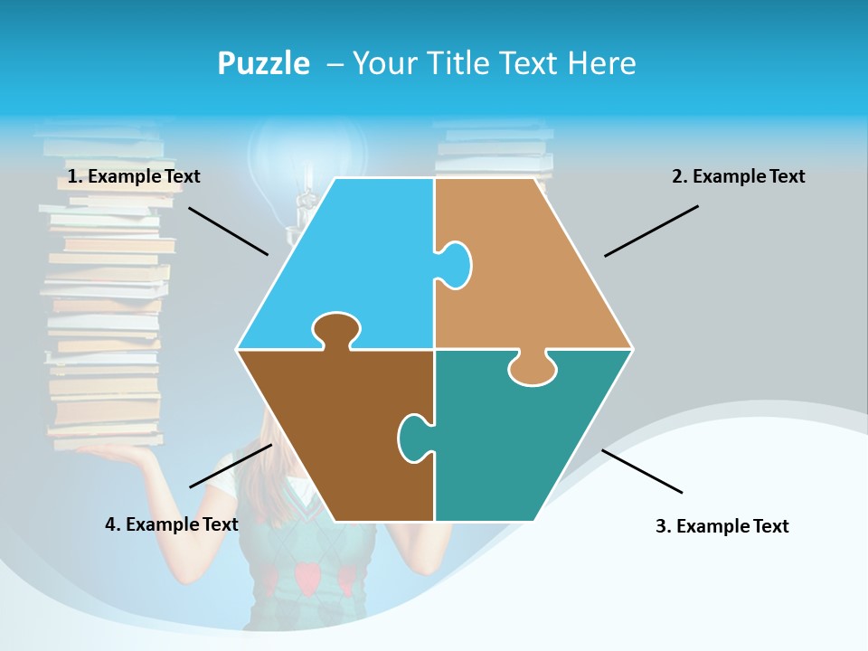Concepts Pile Information PowerPoint Template
