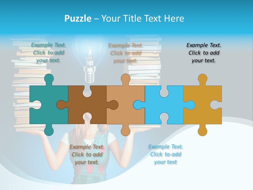 Concepts Pile Information PowerPoint Template