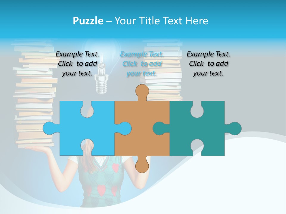 Concepts Pile Information PowerPoint Template
