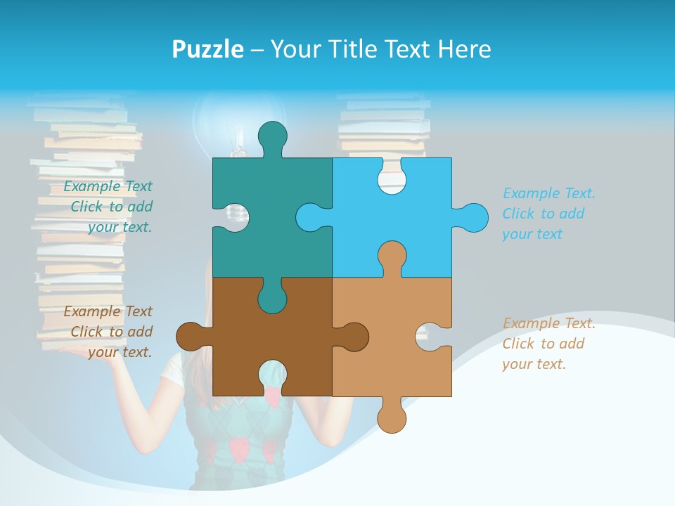 Concepts Pile Information PowerPoint Template