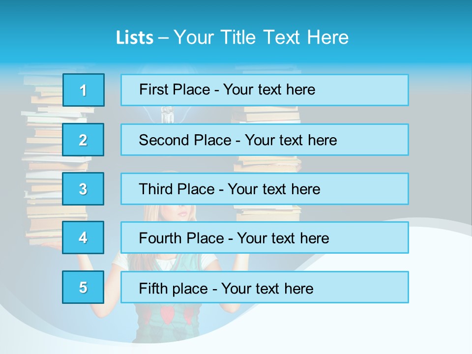 Concepts Pile Information PowerPoint Template