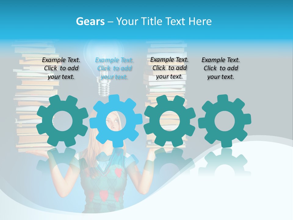 Concepts Pile Information PowerPoint Template