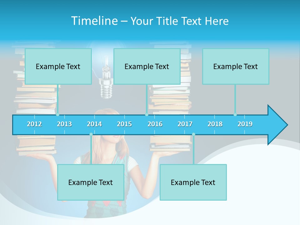 Concepts Pile Information PowerPoint Template