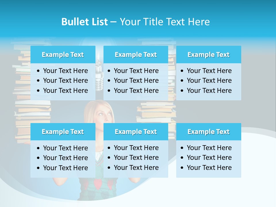 Concepts Pile Information PowerPoint Template