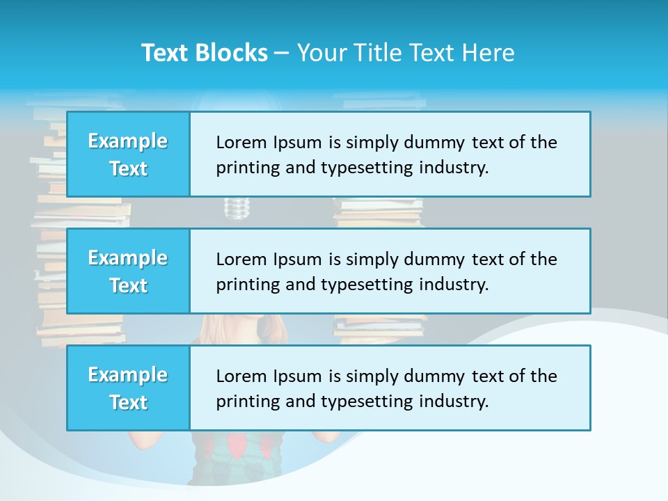 Concepts Pile Information PowerPoint Template