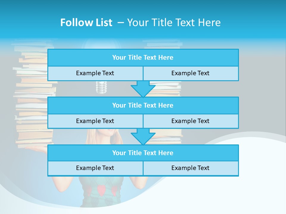 Concepts Pile Information PowerPoint Template