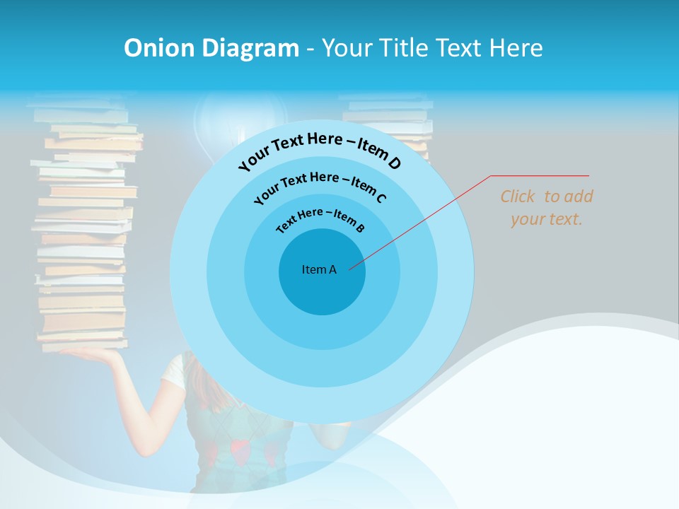 Concepts Pile Information PowerPoint Template