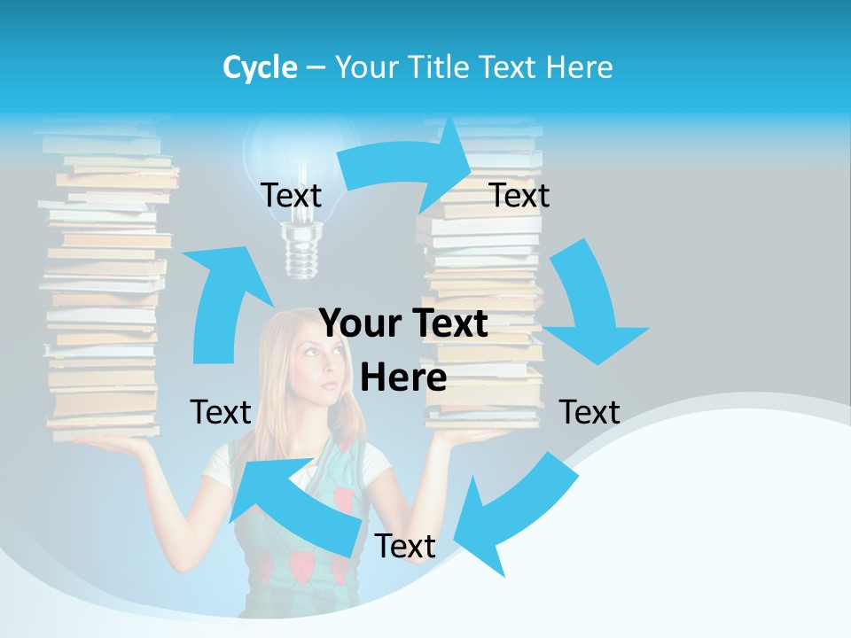 Concepts Pile Information PowerPoint Template