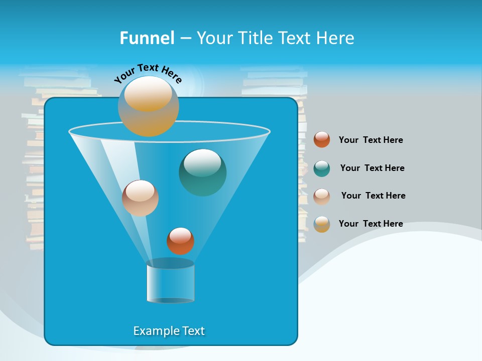 Concepts Pile Information PowerPoint Template