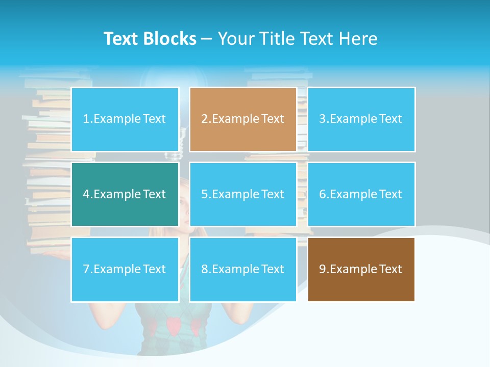 Concepts Pile Information PowerPoint Template