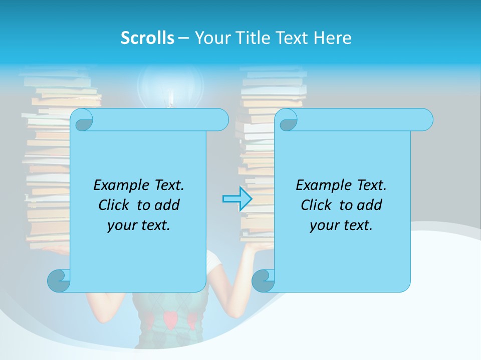 Concepts Pile Information PowerPoint Template