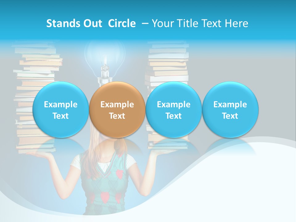 Concepts Pile Information PowerPoint Template