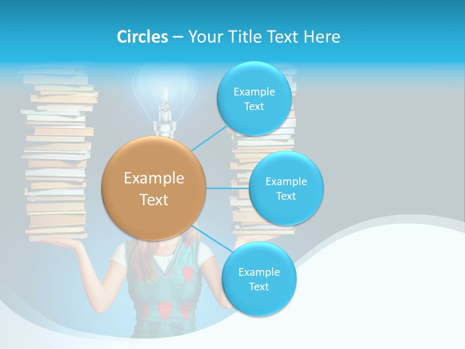 Concepts Pile Information PowerPoint Template