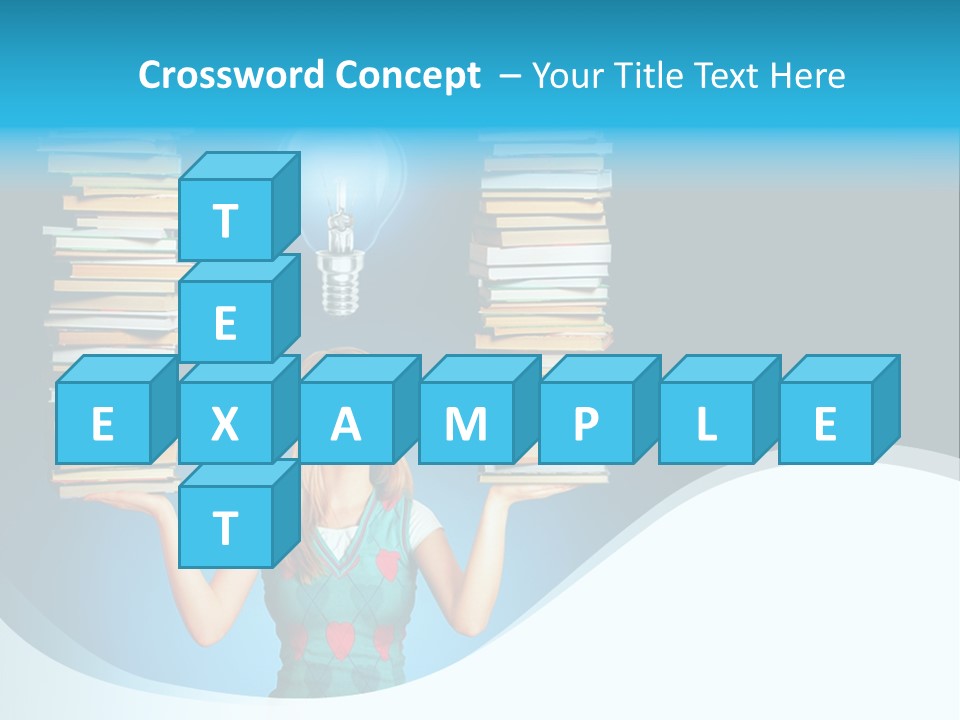 Concepts Pile Information PowerPoint Template