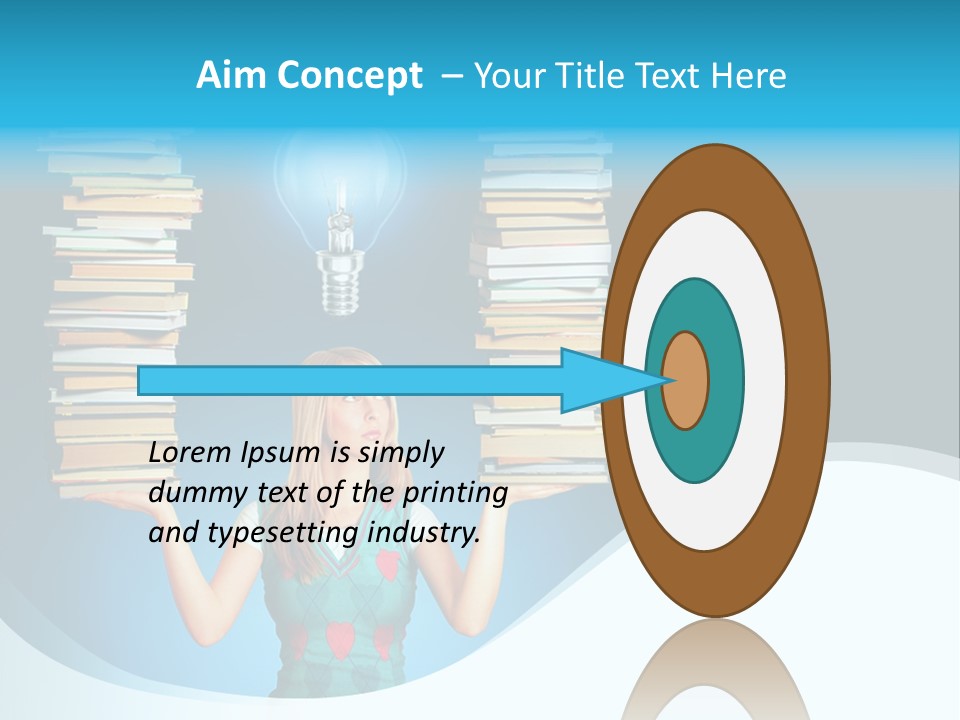 Concepts Pile Information PowerPoint Template