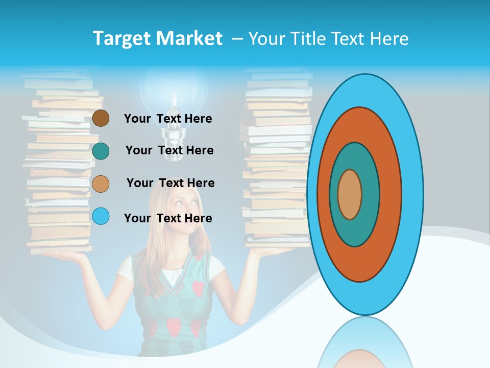 Concepts Pile Information PowerPoint Template