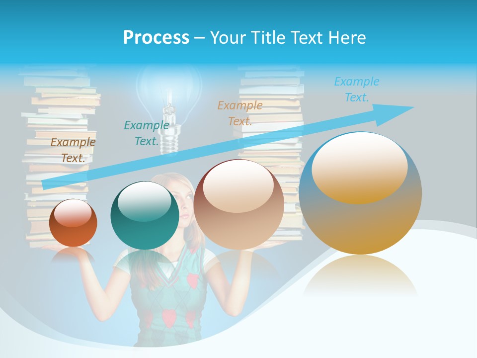 Concepts Pile Information PowerPoint Template