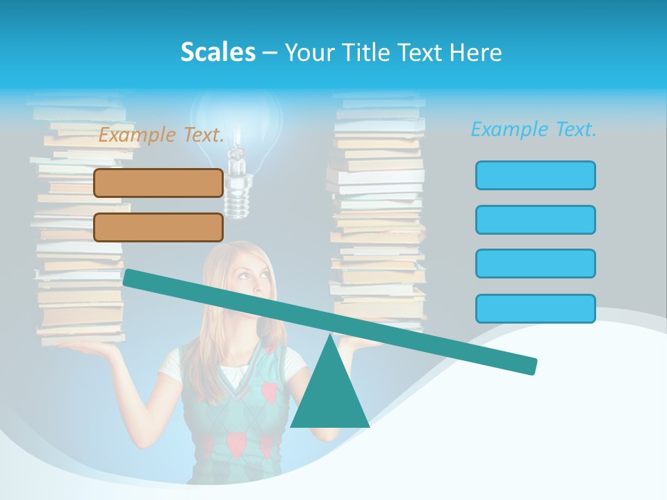 Concepts Pile Information PowerPoint Template