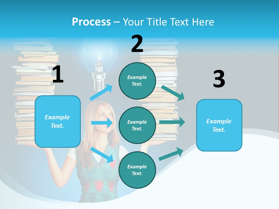 Concepts Pile Information PowerPoint Template