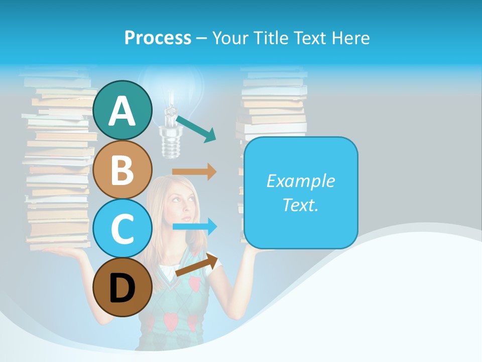 Concepts Pile Information PowerPoint Template