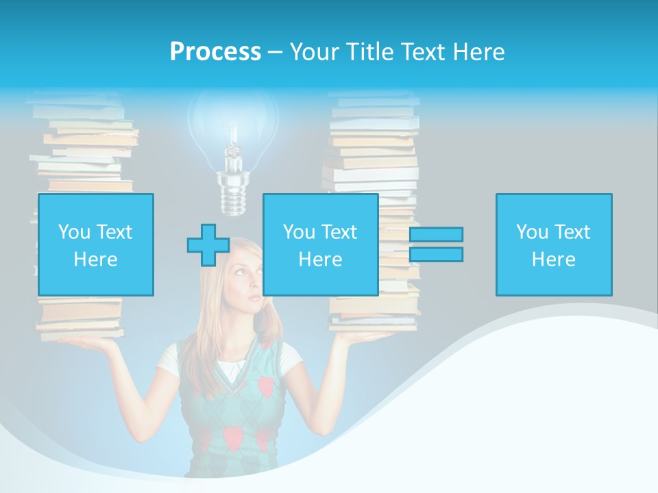 Concepts Pile Information PowerPoint Template