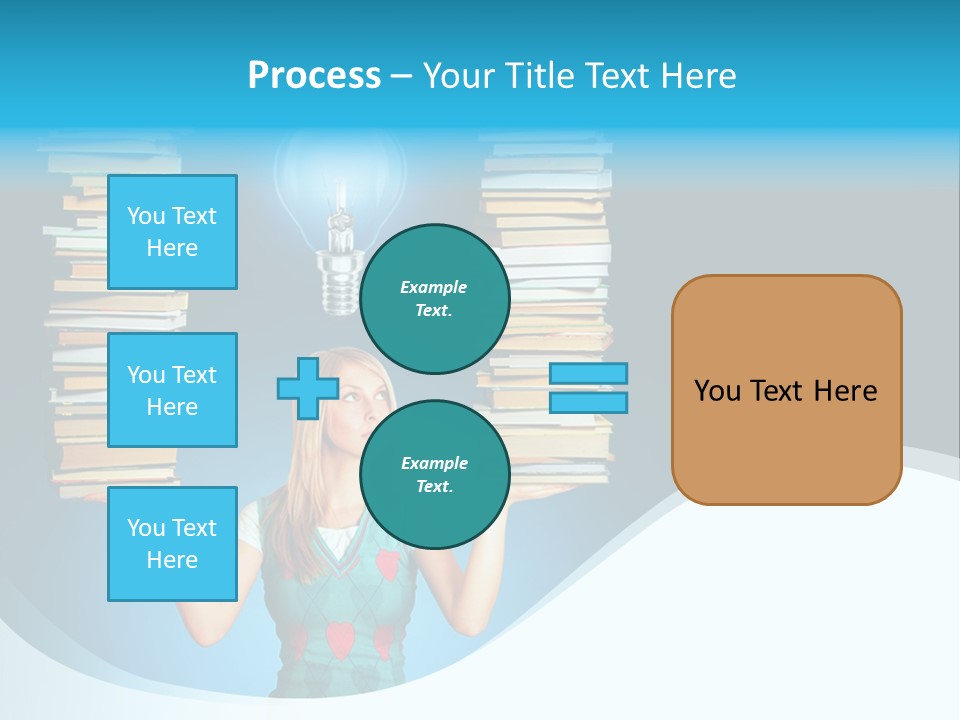 Concepts Pile Information PowerPoint Template