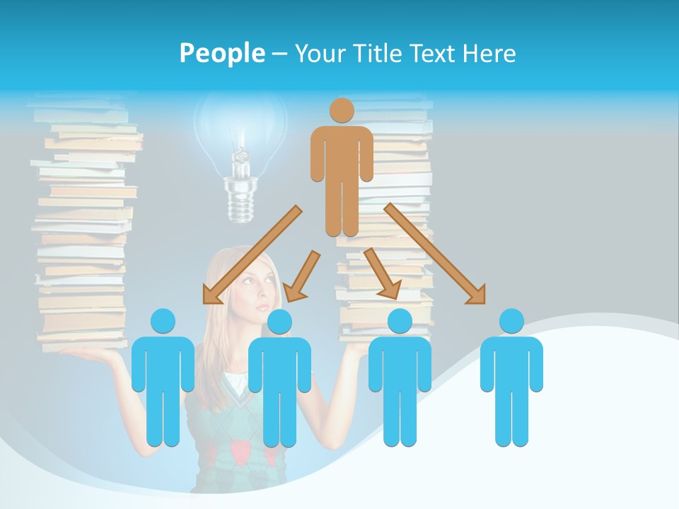 Concepts Pile Information PowerPoint Template