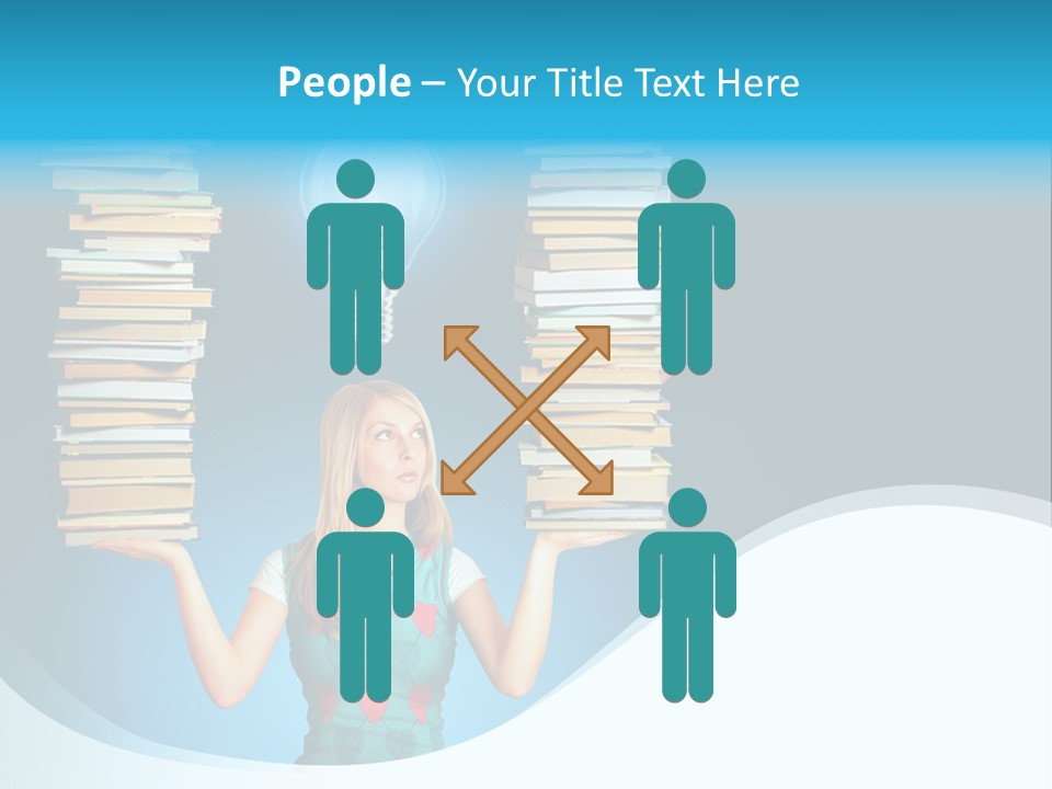 Concepts Pile Information PowerPoint Template