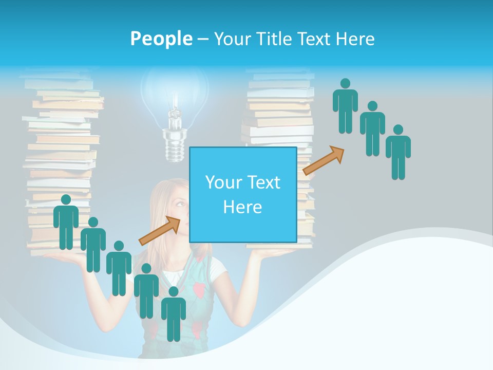 Concepts Pile Information PowerPoint Template