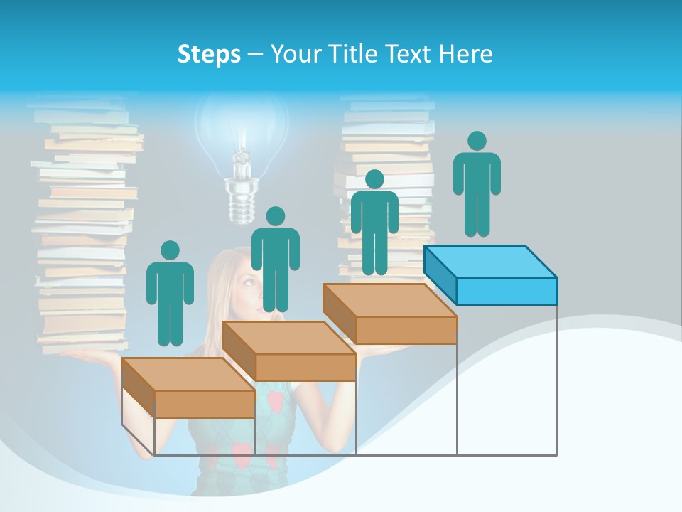 Concepts Pile Information PowerPoint Template