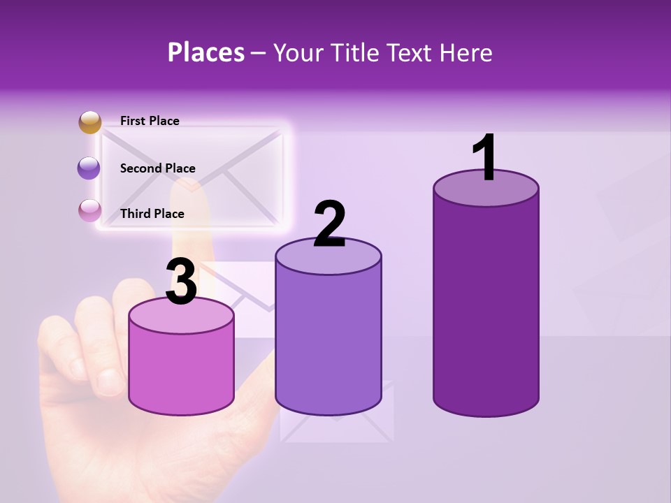 High Modern Finger PowerPoint Template