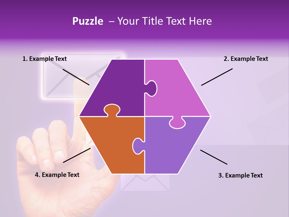 High Modern Finger PowerPoint Template