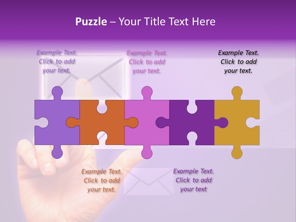 High Modern Finger PowerPoint Template