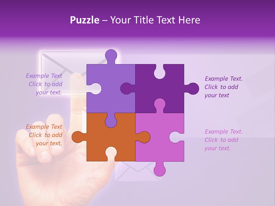 High Modern Finger PowerPoint Template