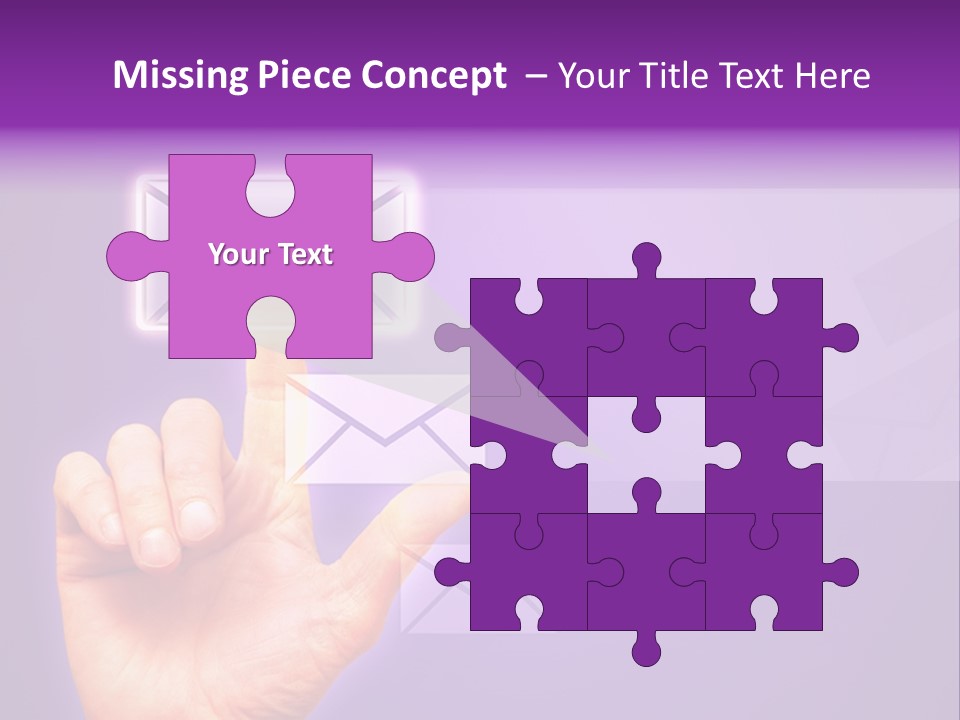 High Modern Finger PowerPoint Template