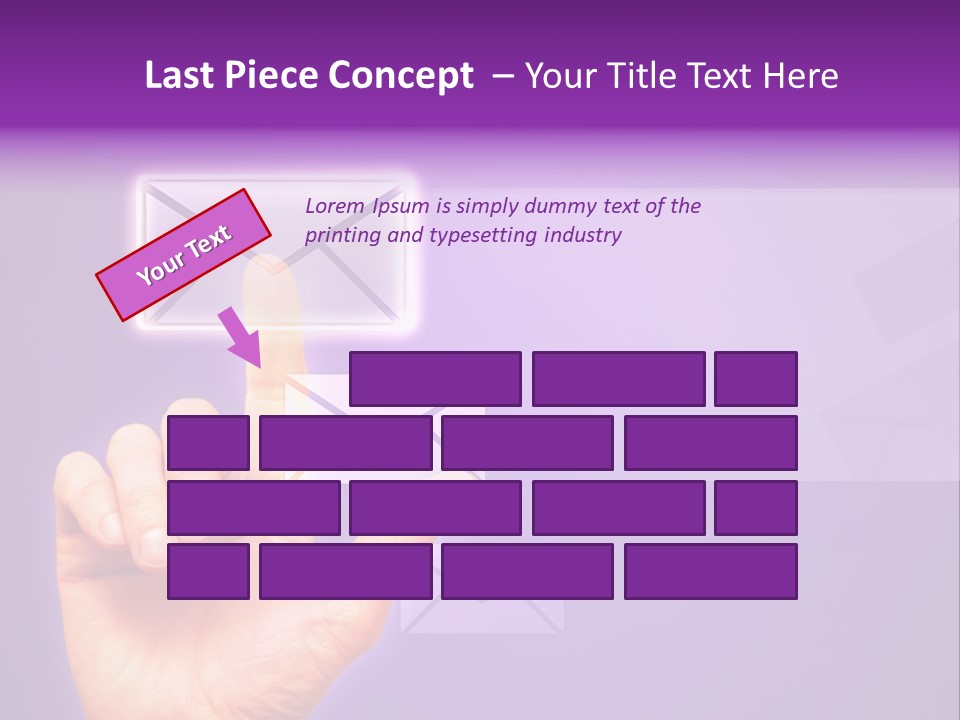 High Modern Finger PowerPoint Template
