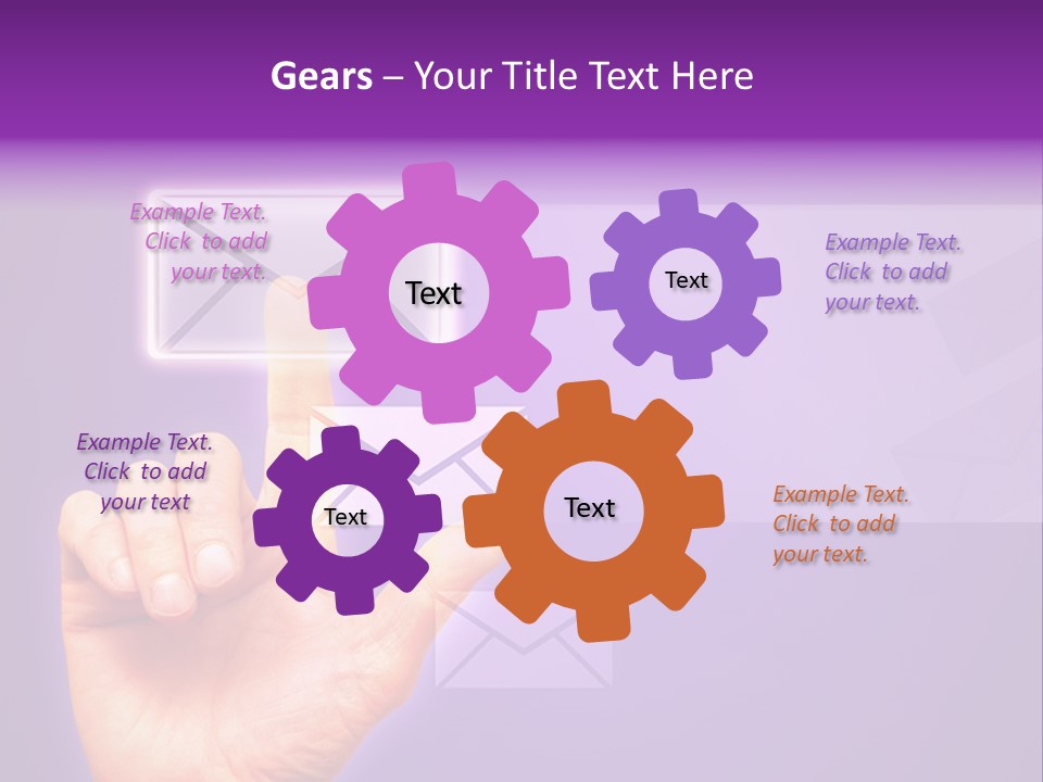 High Modern Finger PowerPoint Template