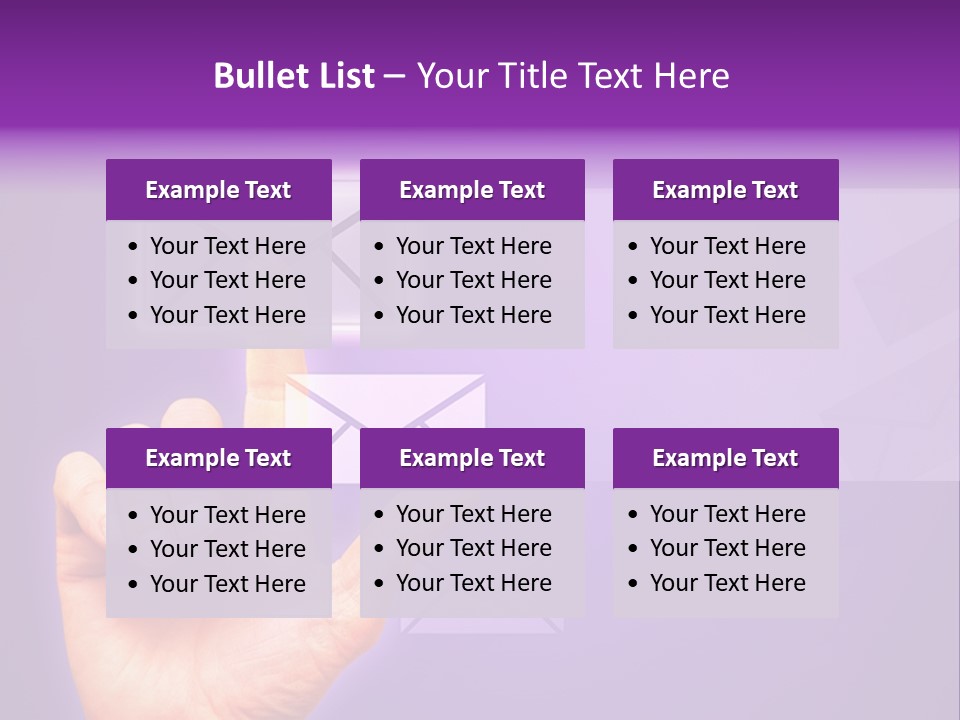 High Modern Finger PowerPoint Template